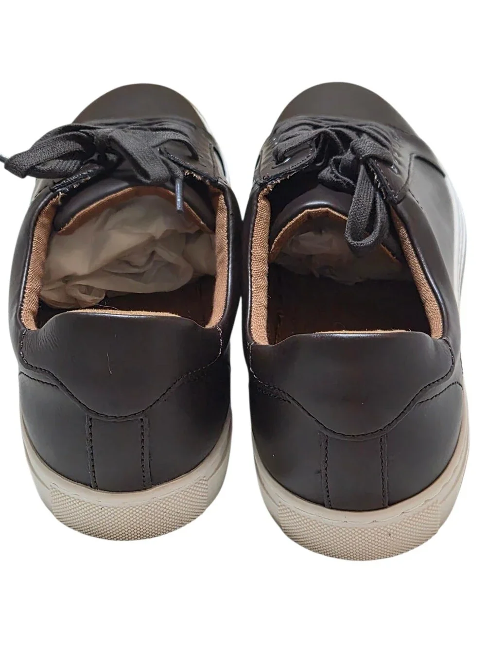 Banana Republic Men’s Low Top Nick Sneakers Dark Brown Size 10.5 New $90